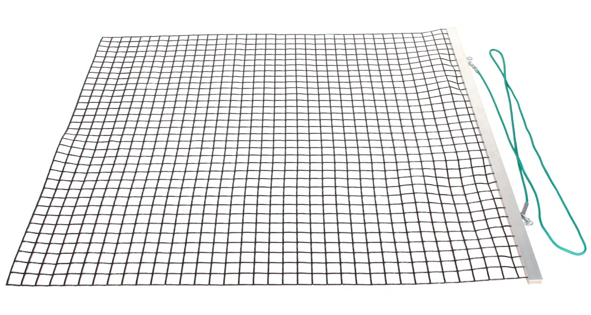Red de Arrastre para Mantenimiento de Pista de Tenis – 180 x 115 cm – Estructura de Metal