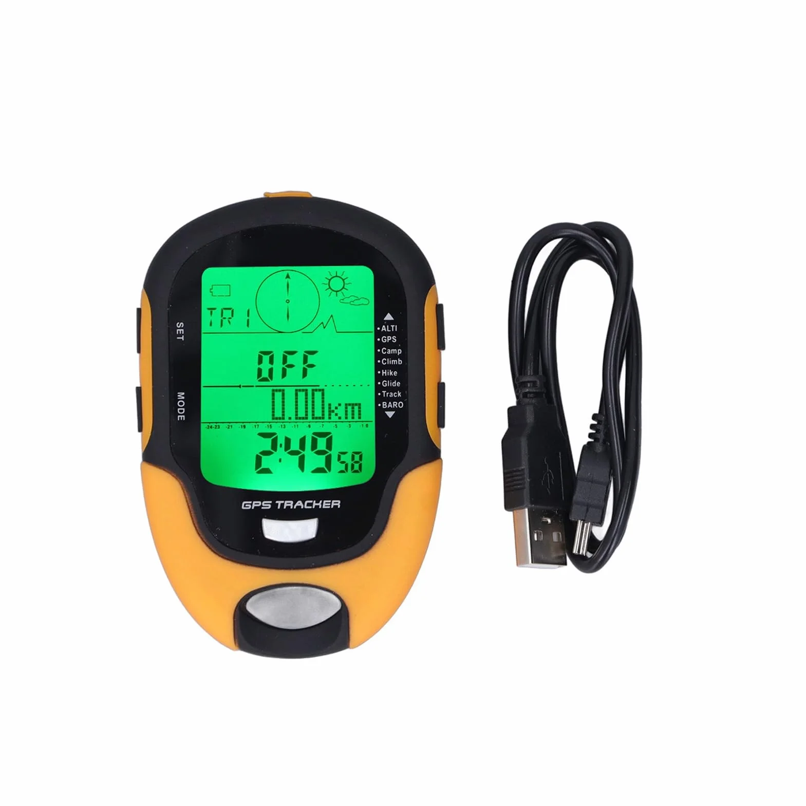 Medidor Multifuncional GPS Altímetro Electrónico Barómetro Termómetro Higrómetro Digital Brújula Impermeable Accesorios Profesionales