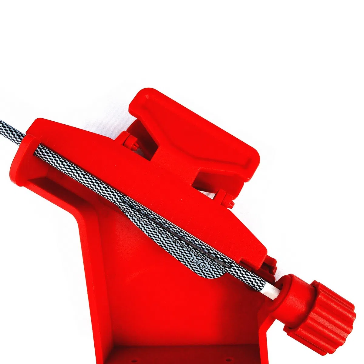 MS JUMPPER - Plantilla de Flecha Ajustable para Tiro Recto y Helix, Herramienta con Abrazadera para Flechas de Tiro con Arco, Rojo