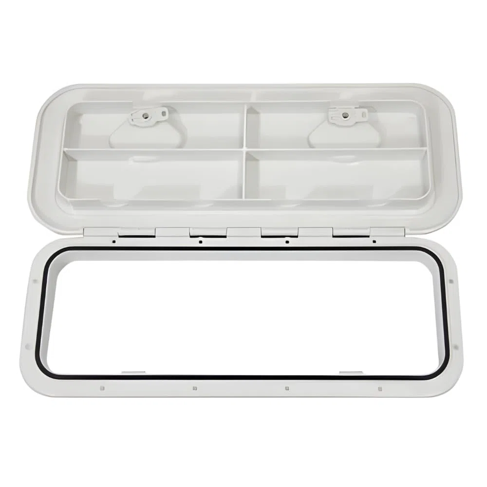 Seaflo Marine barco cubierta tapa de acceso escotilla & 23.9 "x 9,5," blanco, 607 335 mm x 243 mm)