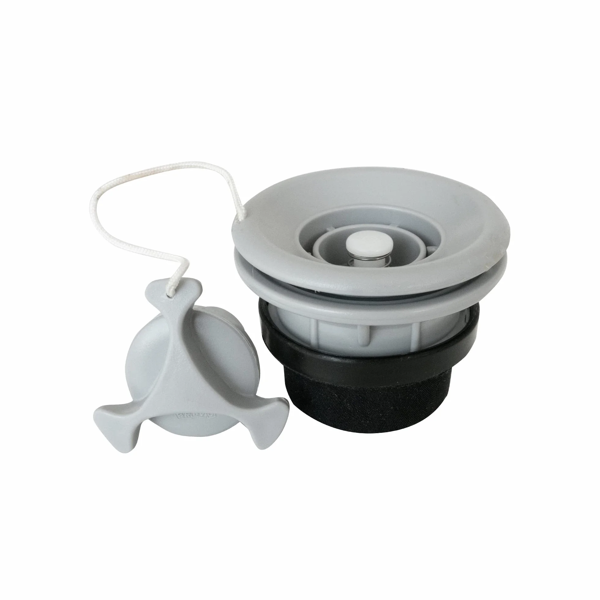 Cressi HP High Pressure Valve Válvula de Alta presión para ISUP, Unisex Adulto, Gris, 40 mm