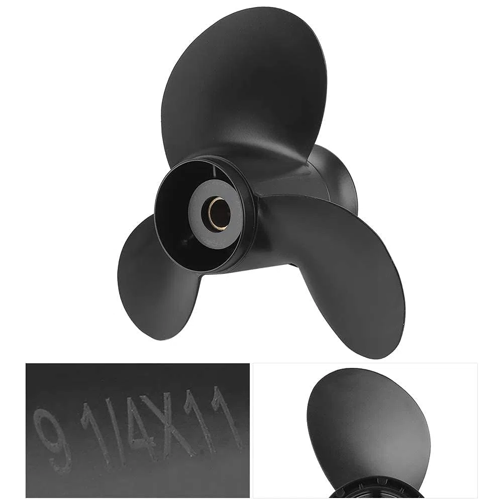 Hélice para hélice Exterior de aleación de Aluminio 10 Dientes estriados 3 Palas 58100-93743-019 9 1/4 x 11
