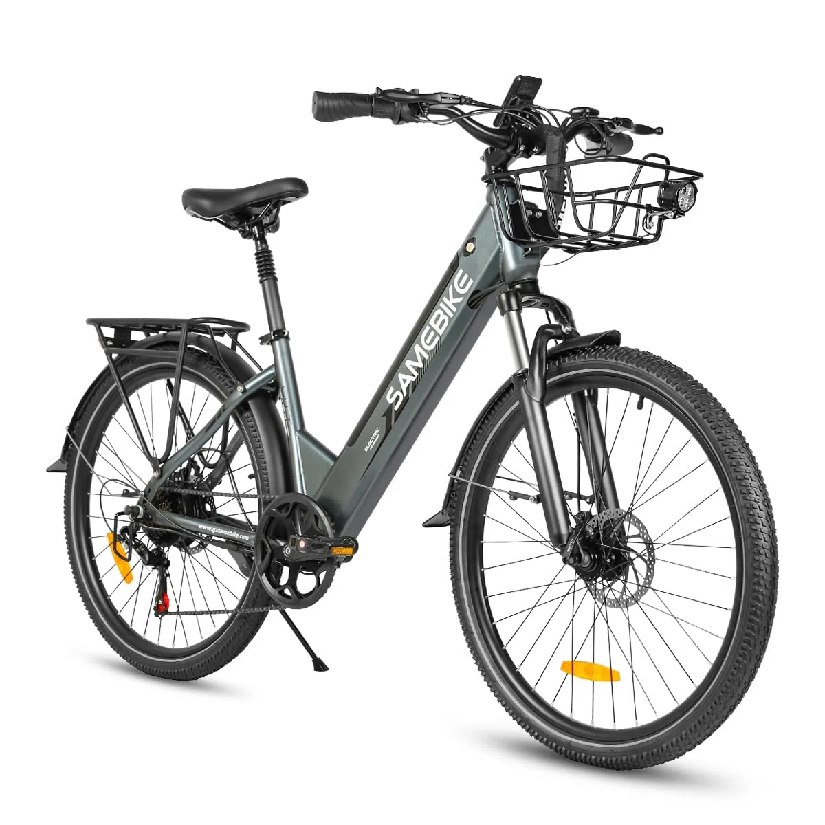 SAMEBIKE Bicicleta Eléctrica Adultos, 26'’ E-Bike con pedaleo asistido Batería 36V 15AH 150KG Carga Máxima, Bici Eléctricas de Montaña para Mujeres Hombres