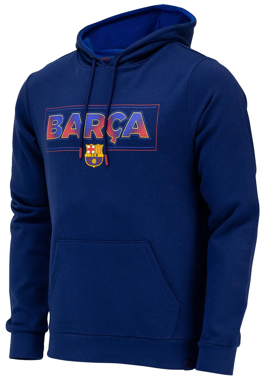 FC Barcelona - Sudadera oficial para niño (8 años), azul, 8 años