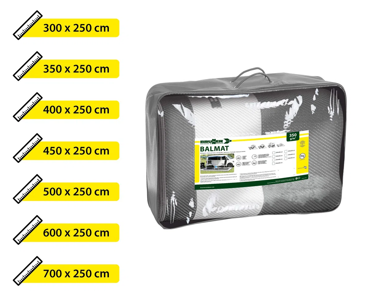 BRUNNER 0102066N.C52 - Alfombra para Tienda de campaña Balmat Premium