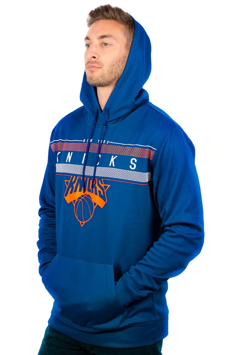 UNK NBA - Sudadera con capucha y forro polar para hombre, color gris