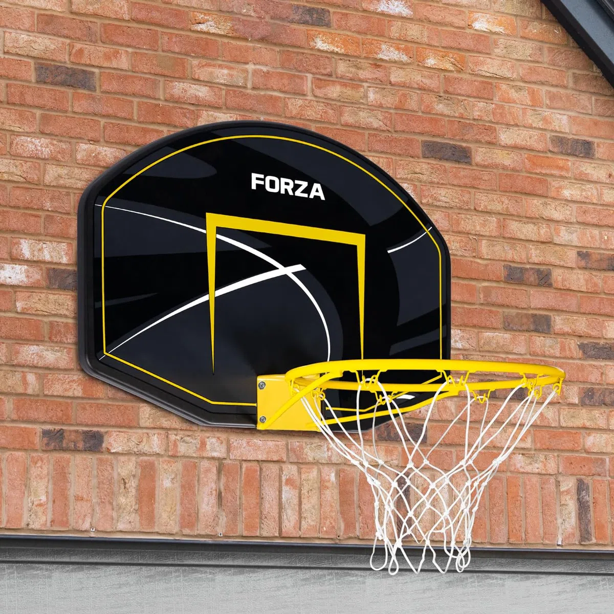 FORZA Tablero y Aro de Baloncesto | 2X tamaños: Mini y Estándar | Practica en Interiores y Exteriores