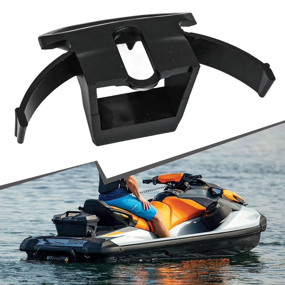 Caja de almacenamiento con pestillo de guantera, cierre de compartimento marino, pieza de repuesto directo para Sea-Doo Gtx para RXT para WAKE Pro Fish Pro con número OEM 264000133