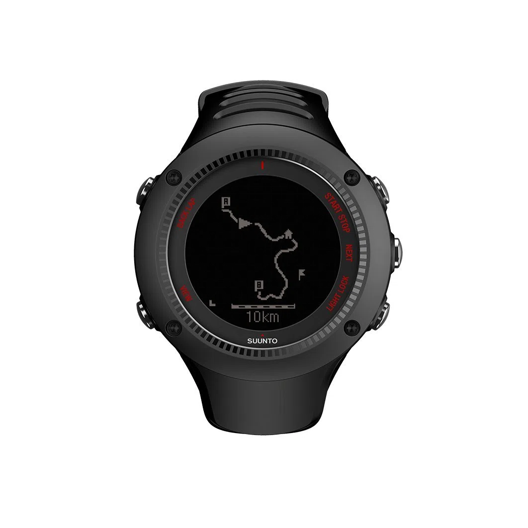 Suunto - Ambit3 Run HR - SS021257000 - Reloj GPS Multideporte + Cinturón de frecuencia cardiaca (Talla M) - Sumergible 50 m - Negro