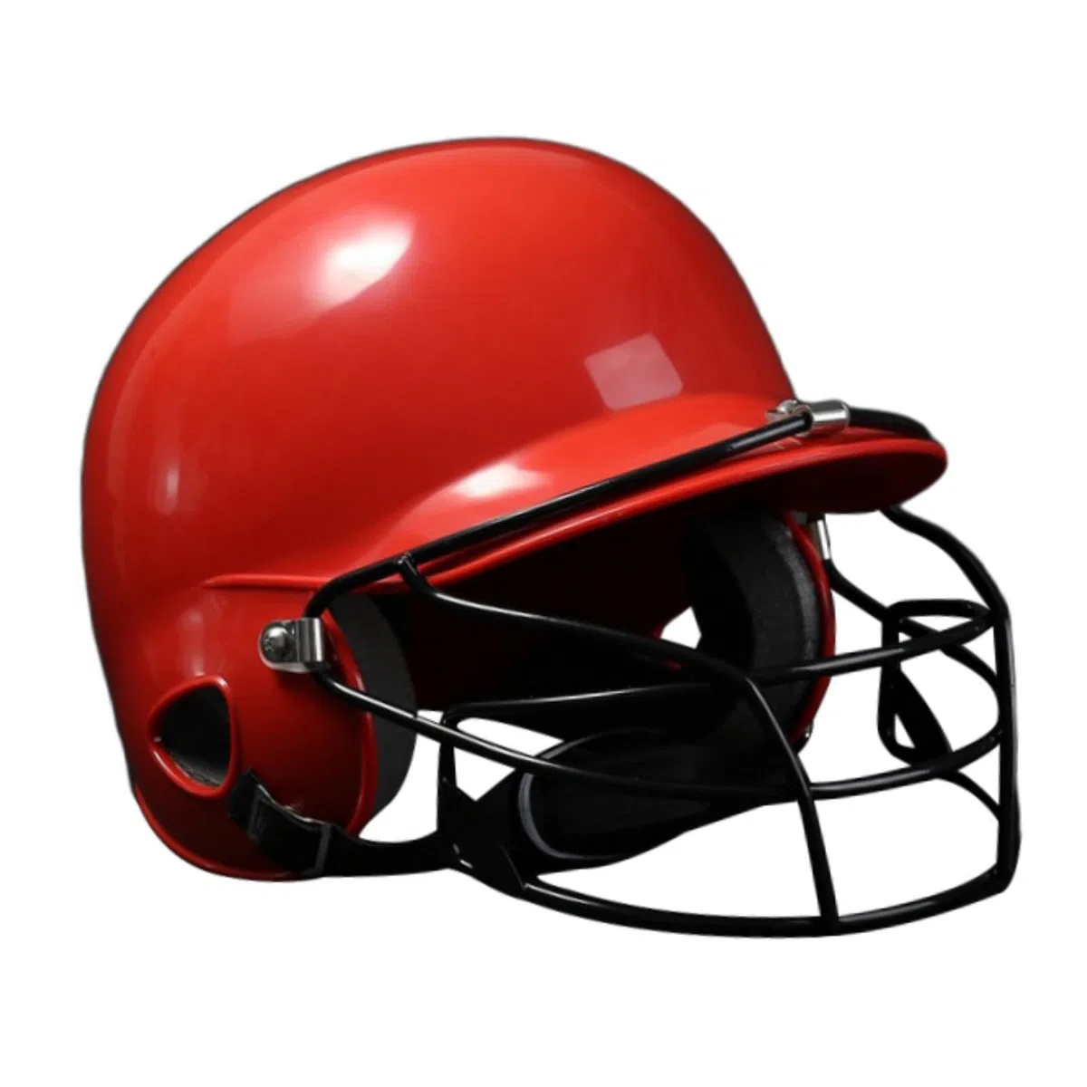 Casco de béisbol de Doble Oreja con para máscara, diseñado para Hombres Adultos. Ofrece protección Durante los Partidos. Casco Combate softbol con absorción Impactos.