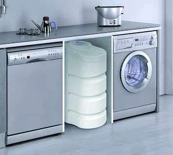 Descalcificador de agua doméstico de 24 Litros CURVE S10 - HIDRO WATER