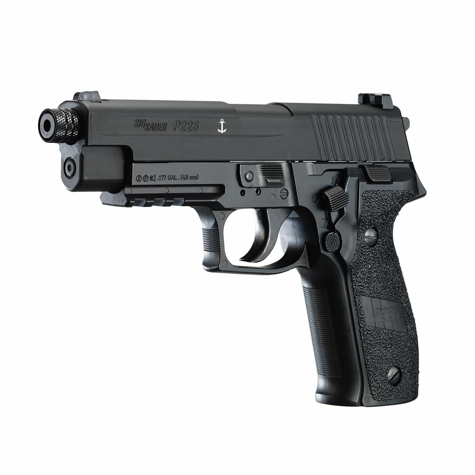 Pistolas - CO2. Calibre 4'5 mm ('177") - Sig Sauer P226 Black CO2 - Balín Plomo/BBS Acero 4'5 mm