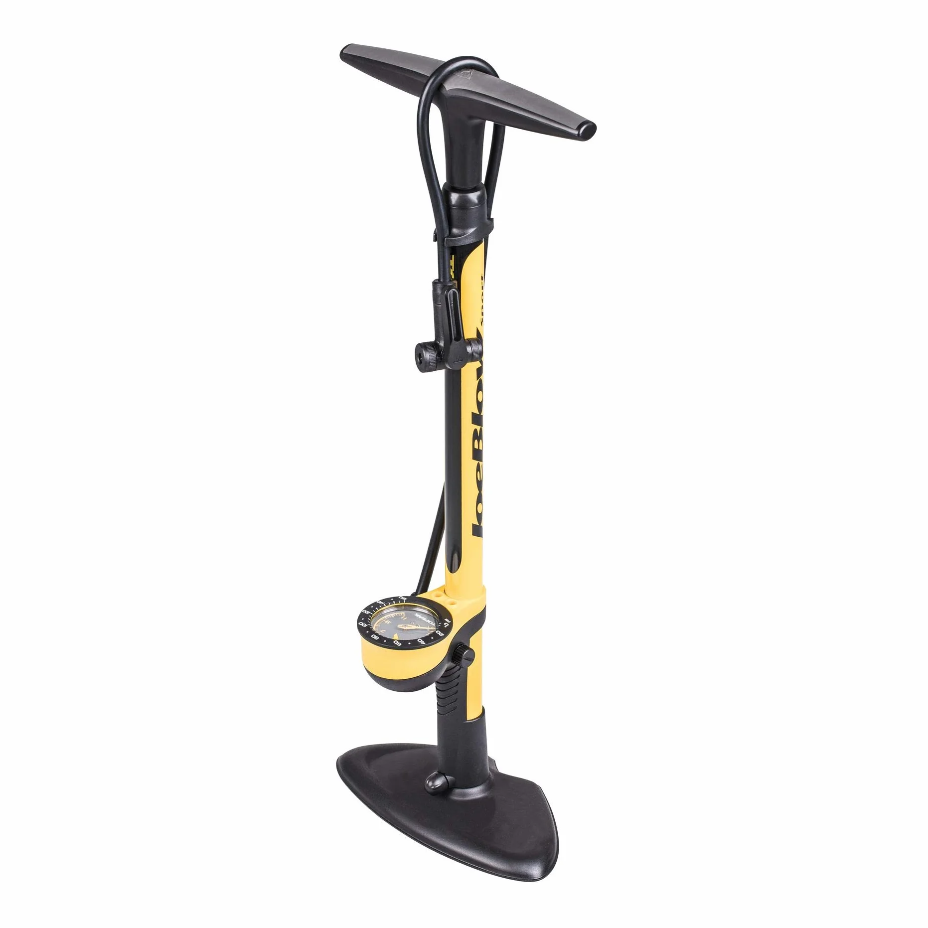 Topeak Joeblow Pro Digital - Bomba de pie de Acero endurecido con Mango de Goma en Color