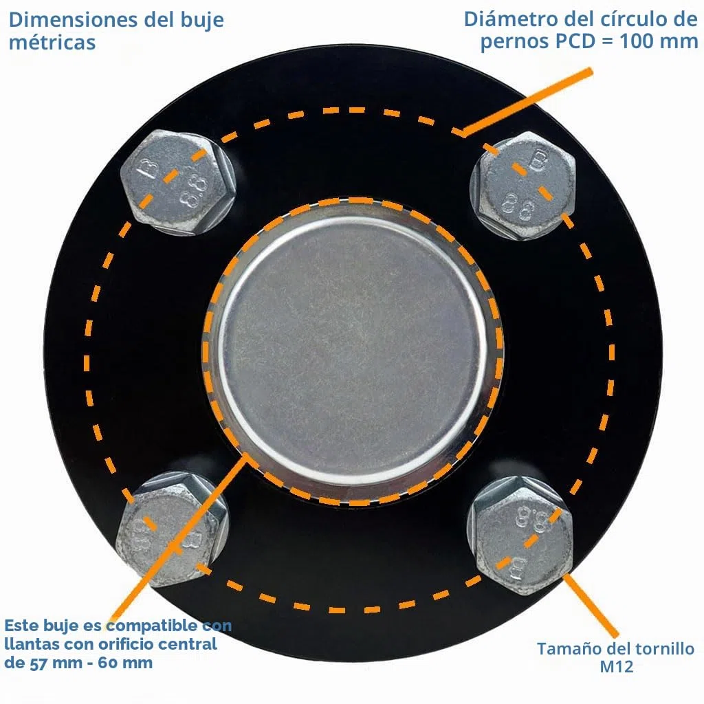 Parnells - Kit de Remolque de Alta Velocidad - 2 Piezas de Ruedas y Neumáticos 4.80/4.00-8 + 2 Cubos/Ejes con Pernos, sin Enganche, 690 kg, 130 Km/H - Ruedas Legales en Carretera y Marcado Electrónico