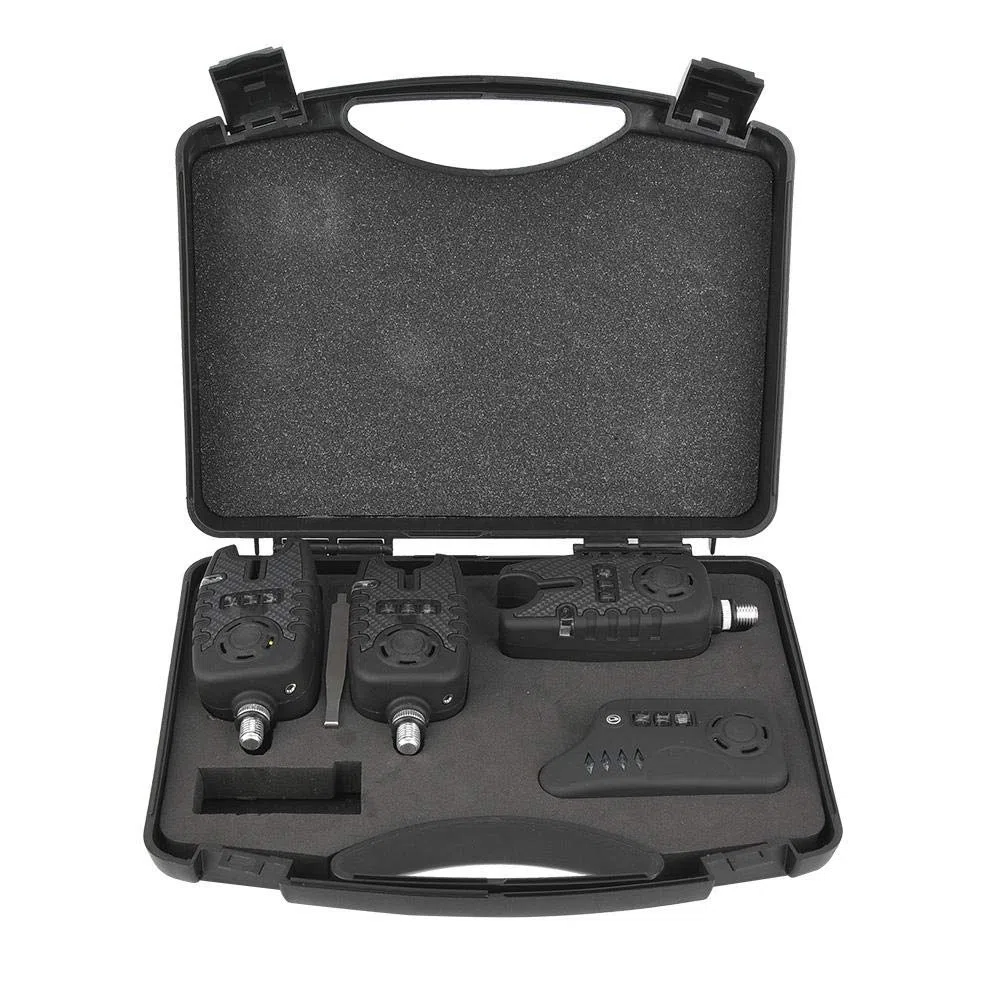 RiToEasysports Alarma de Pesca LED, indicador de Alarma de picadura de Pesca eléctrica ABS con Alerta de Sonido para Pesca Nocturna Diurna Otras Herramientas y Accesorios de Pesca