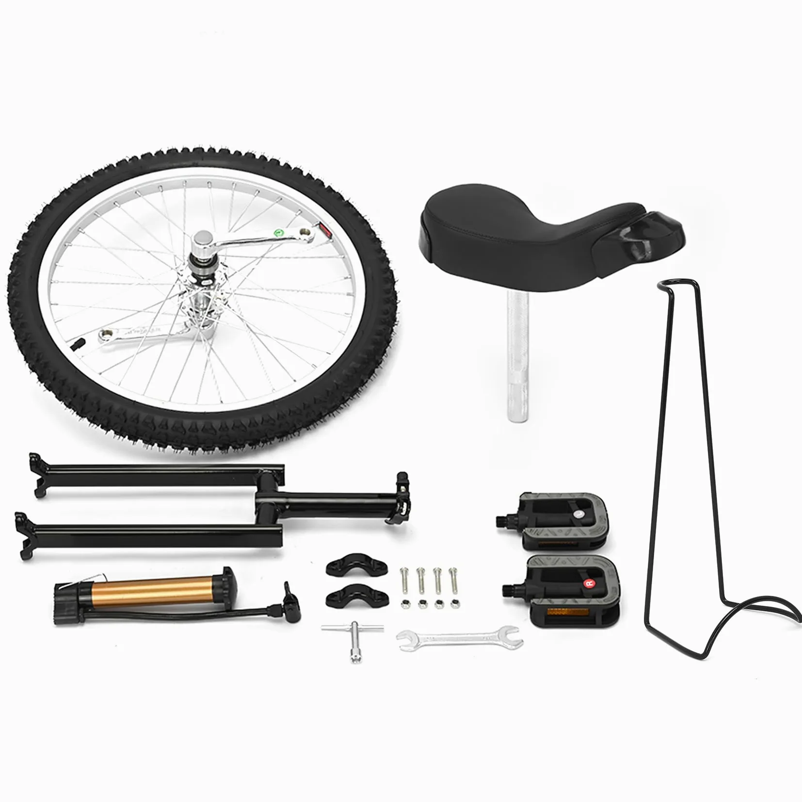uyoyous Monociclo de 20 pulgadas, monociclo de entrenamiento, monociclo, altura ajustable, resistente para personas a partir de 15 años, incluyendo niños, adultos y profesionales, deportes al aire