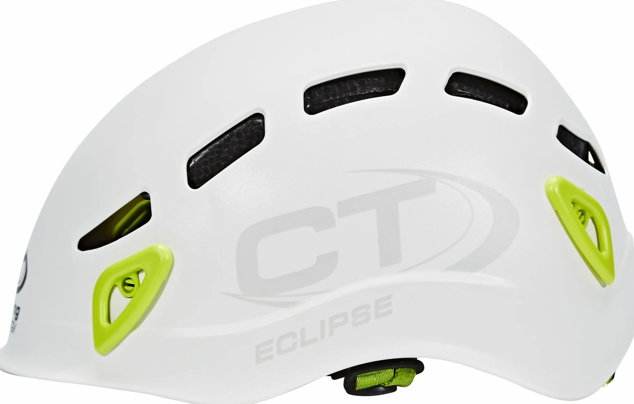 Climbing Technology Eclipse 6X95907AAF0CTST Casco, Blanco, Ajustable 48-56 cm