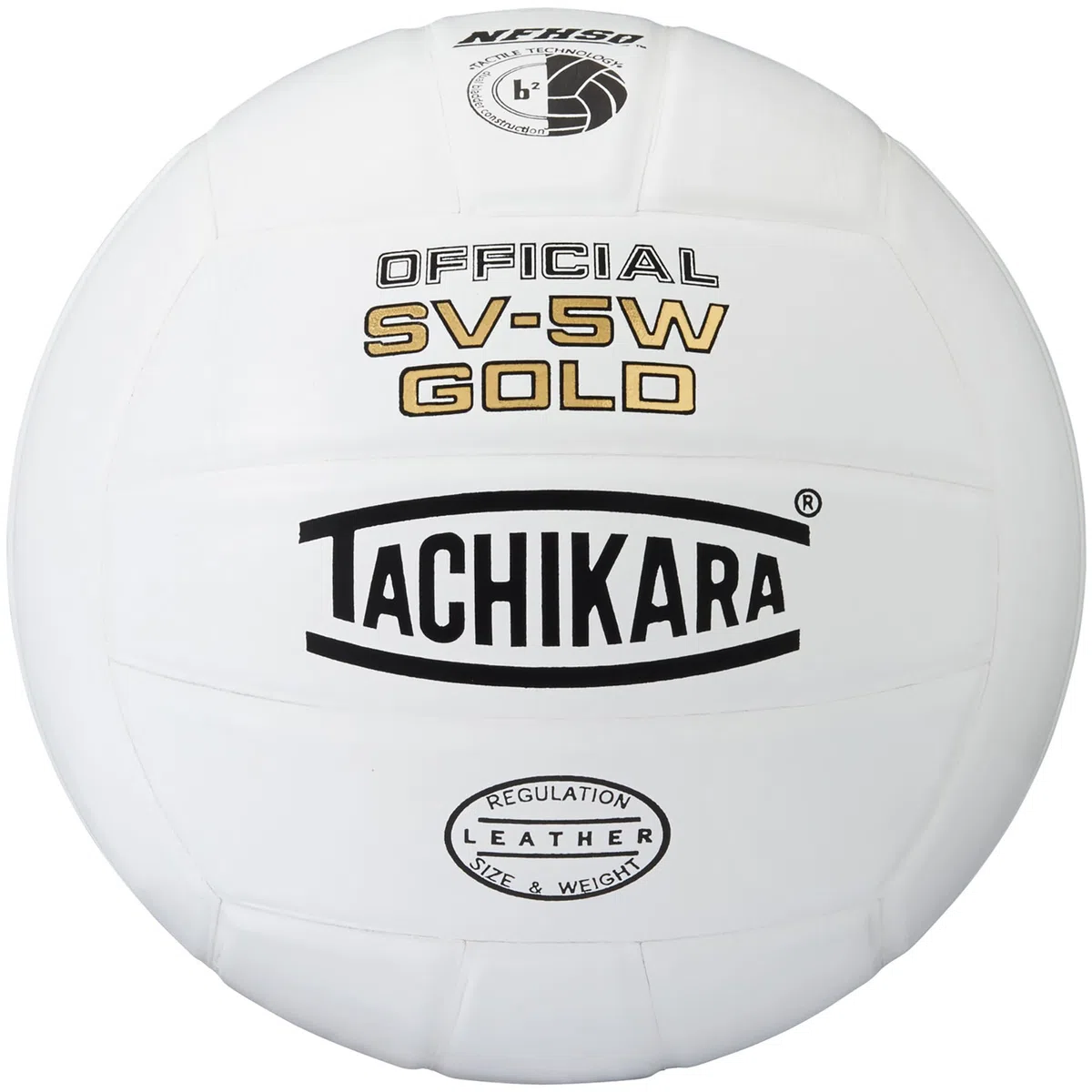 Tachikara SV5W Gold Competition - Balón de Voleibol de Cuero Premium
