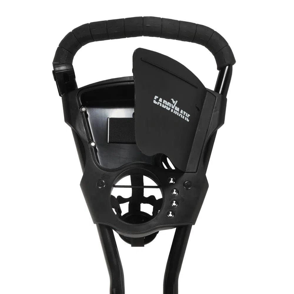 Golf X-Lite One-Click Carrito DE Golf Plegable para Tirar/Empujar, Negro/Rojo