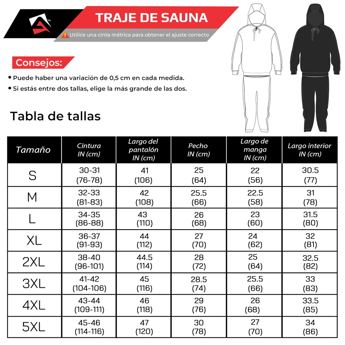 AQF Chándal Sauna, Traje Sauna Hombre, Sauna Suit Mujer, Traje De Sudoracion, chandal sudoracion Para Gimnasio Trotando Running Fajas (Chandal Sauna Completo)