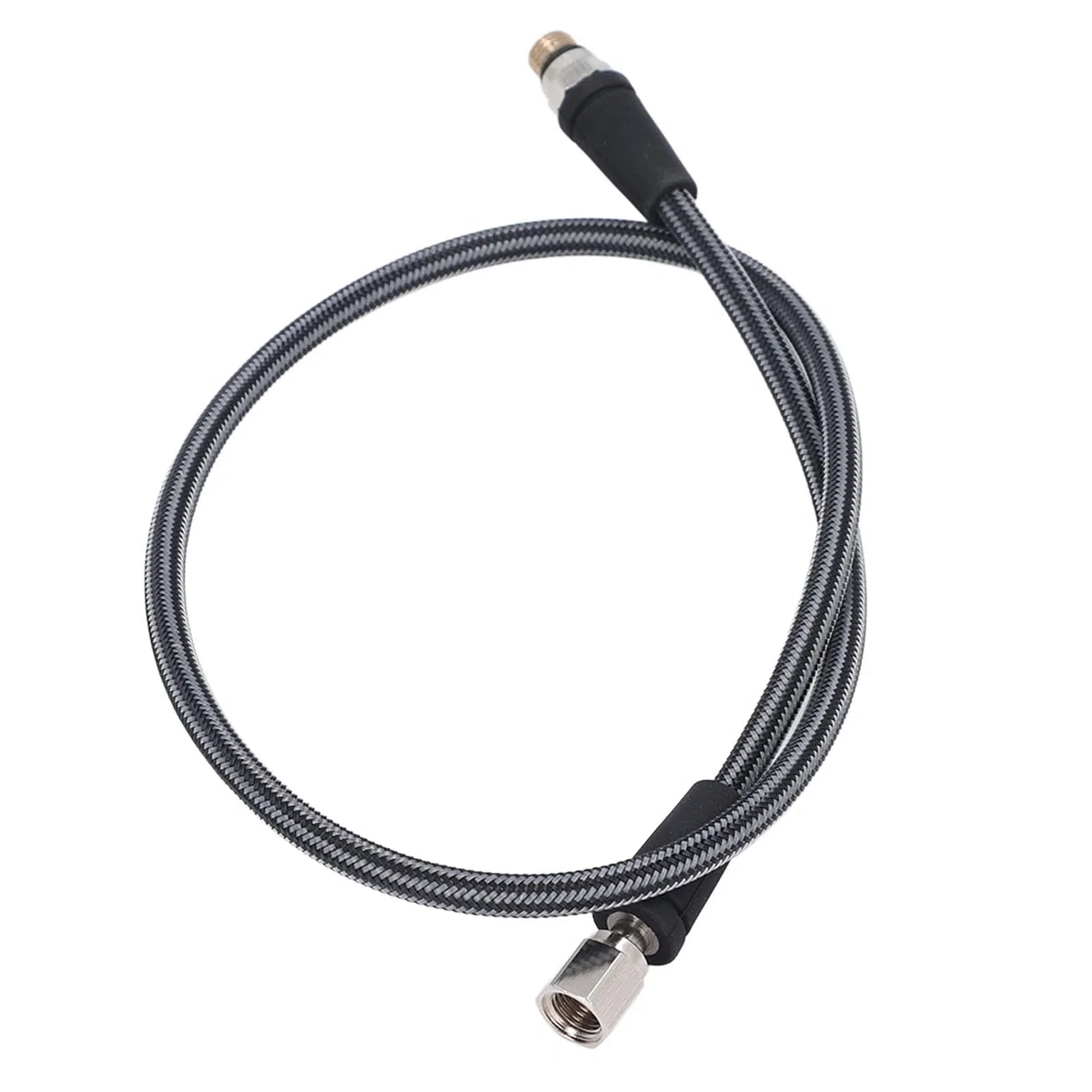 Keenso Manguera de Alta Presión para Buceo, Flexible, Segura, Tejida de Fibra de Carbono Profesional, Mide con Precisión la Alta Presión, Accesorio de Buceo Ideal