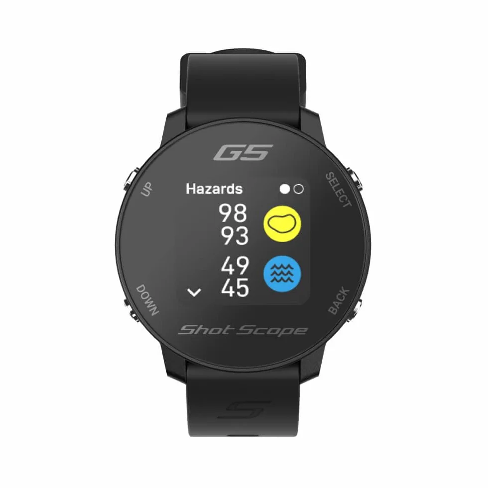 Shot Scope G5 Golf GPS Reloj (Negro)