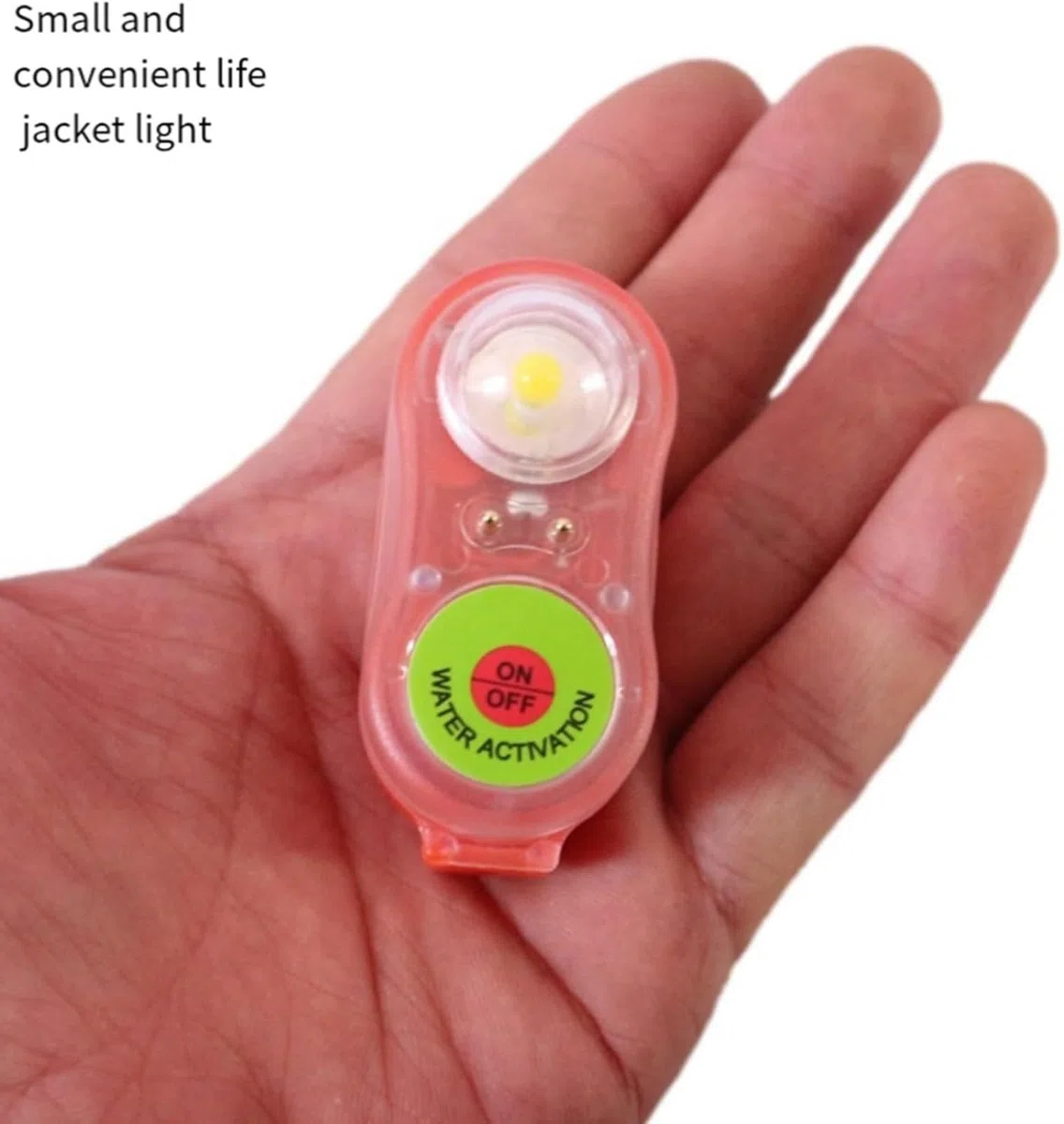 Luz LED con Clip para Chaleco Salvavidas (6 Unidades), Intermitente para emergencias acuáticas, Ideal para Adultos y niños