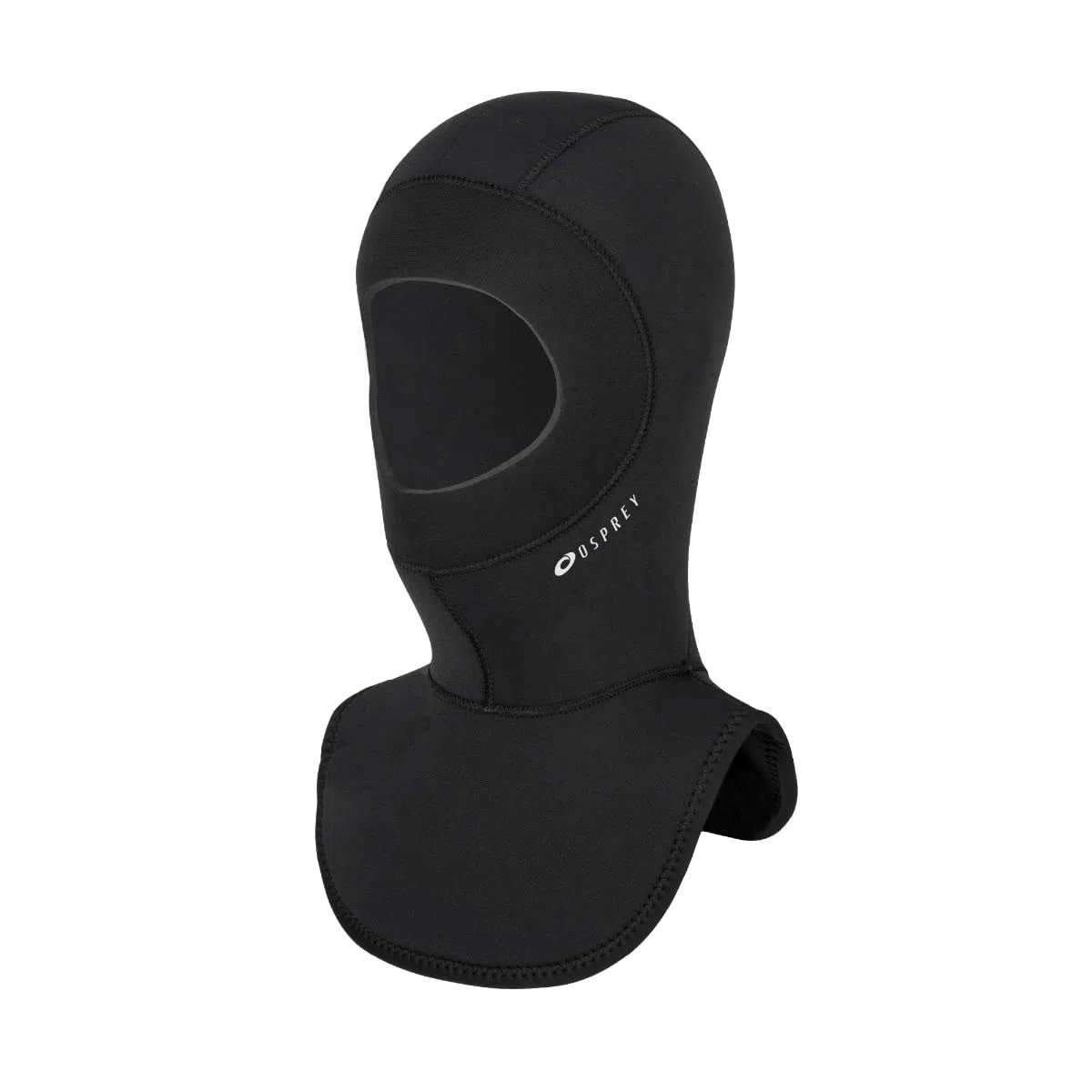 Osprey Wetsuit Hood | Unisex Adult 5mm Neoprene, Durable, Thermal Diving Hood for Snorkelling, Surfing and Swimming, Multiple Sizes, Black