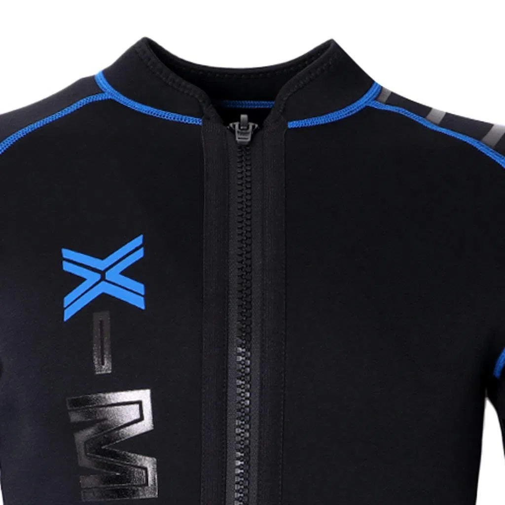 Chaqueta de neopreno para hombre, 3 mm para mantener el calor, para buceo, surf, natación, kayak, wakeboard, color negro, 3XL