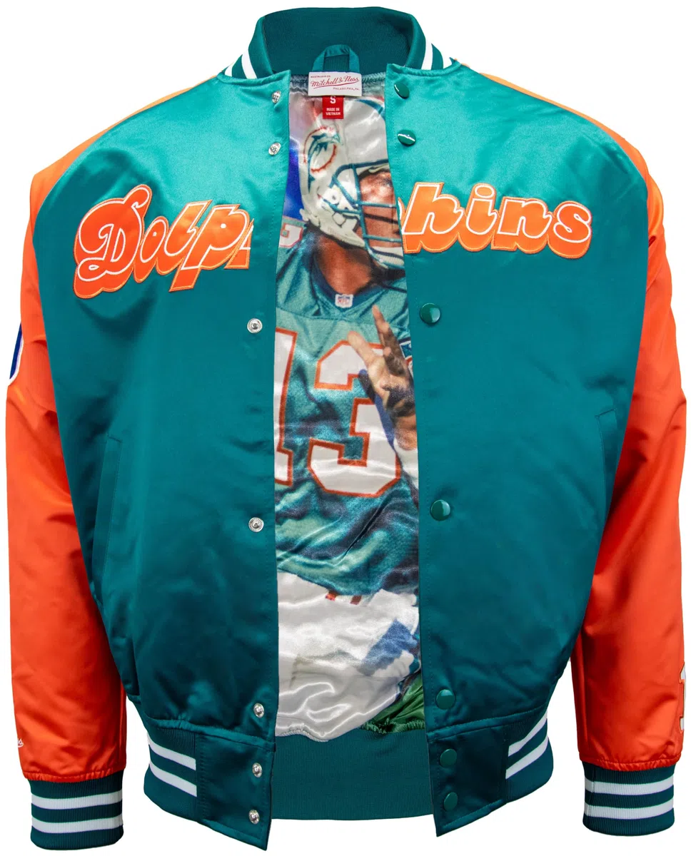 Mitchell & Ness Name & Number Lightweight Satin Jacket (NBA/NFL)
