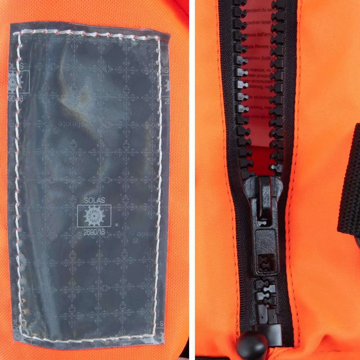 Chaleco Salvavidas de plástico sólido para niños y Adultos, 100 N, CE ISO 12402-4, tamaño 3, para niños de 10 a 20 kg, Color Naranja