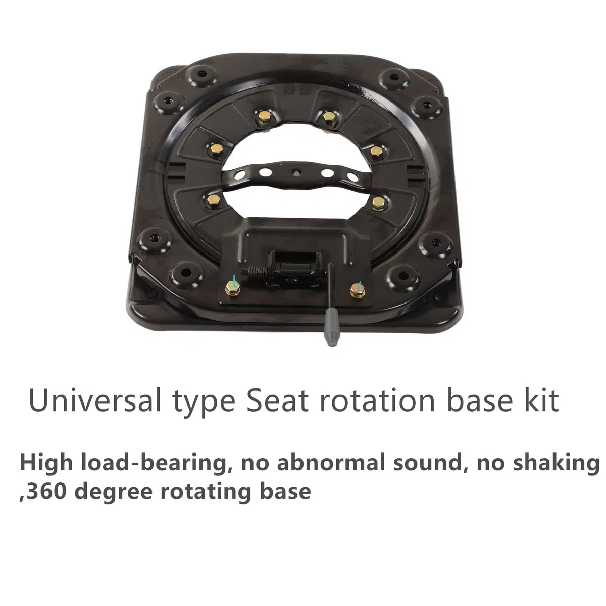 Base Giratorio De Asiento 360 Grados Para RV Bote Autobús Soporte Giratorio De Acero Resistente Hasta 130 kg Rotación Suave Y Bloqueo Seguro