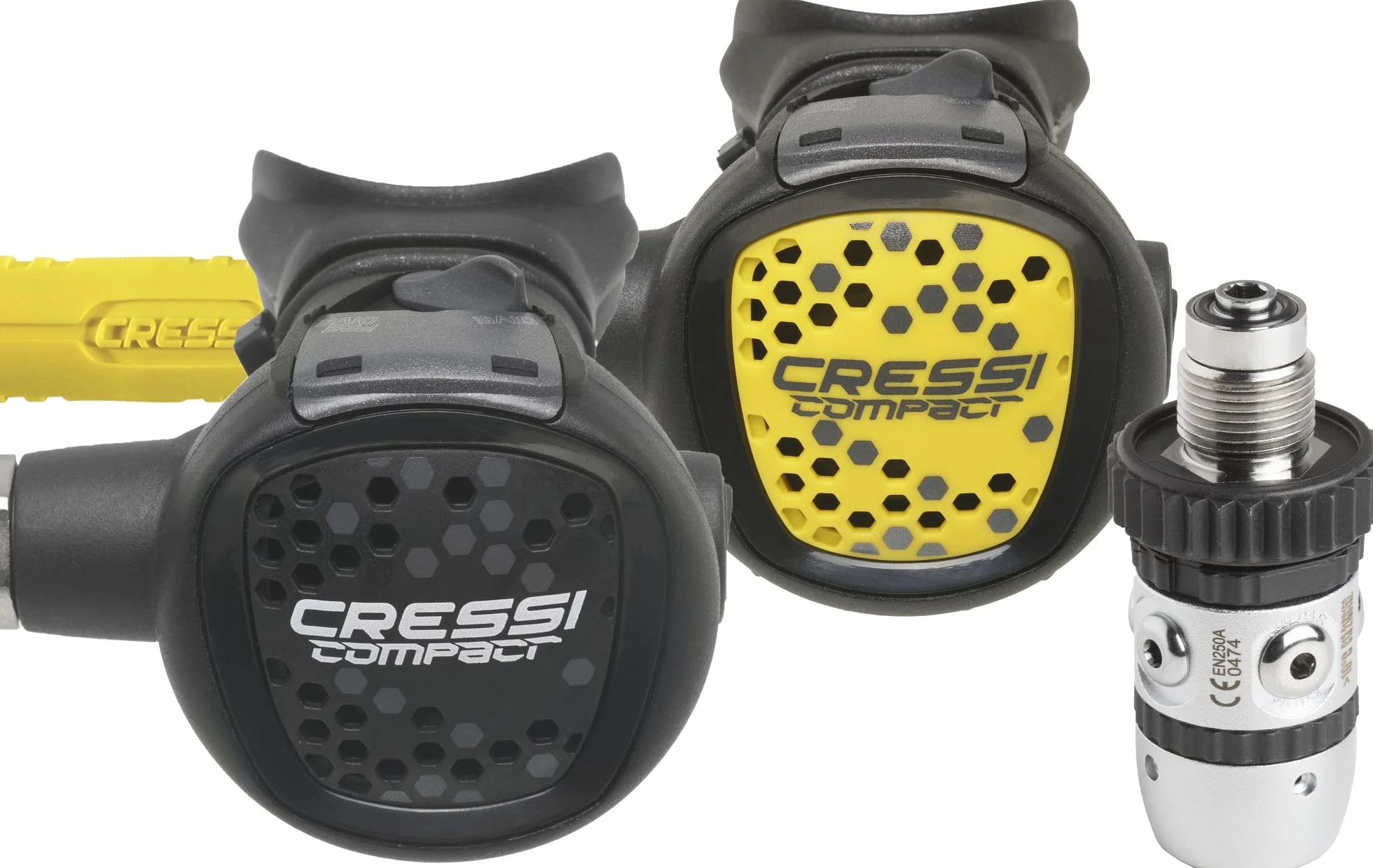 Cressi HY788051 - Set regulator de buceo XS COMPACT + AC2 DIN