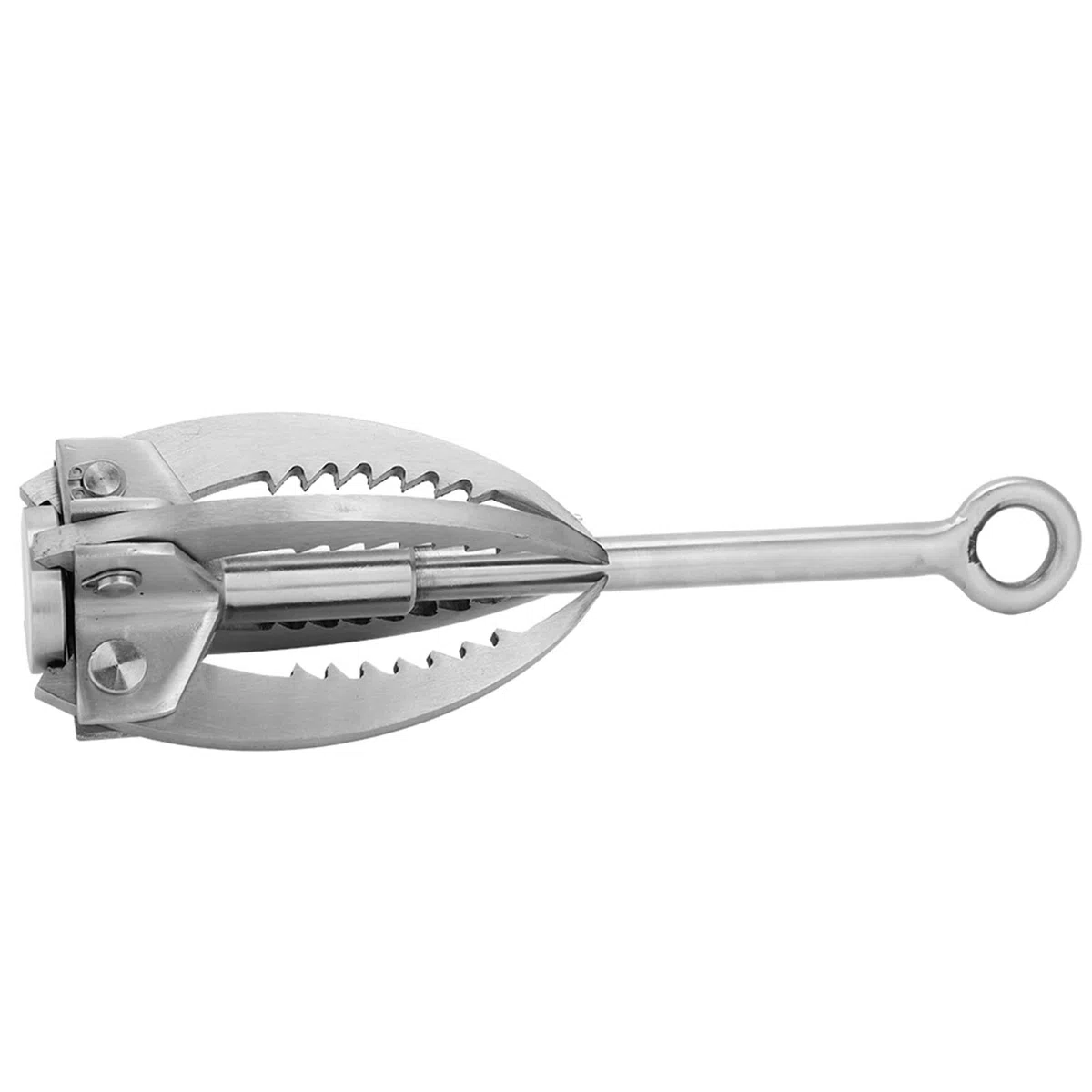 RiToEasysports Gancho de Escalada, Gancho de Agarre de Acero Inoxidable Gancho de Agarre Plegable Equipo de Herramienta de Supervivencia de Garra de Escalada en Roca