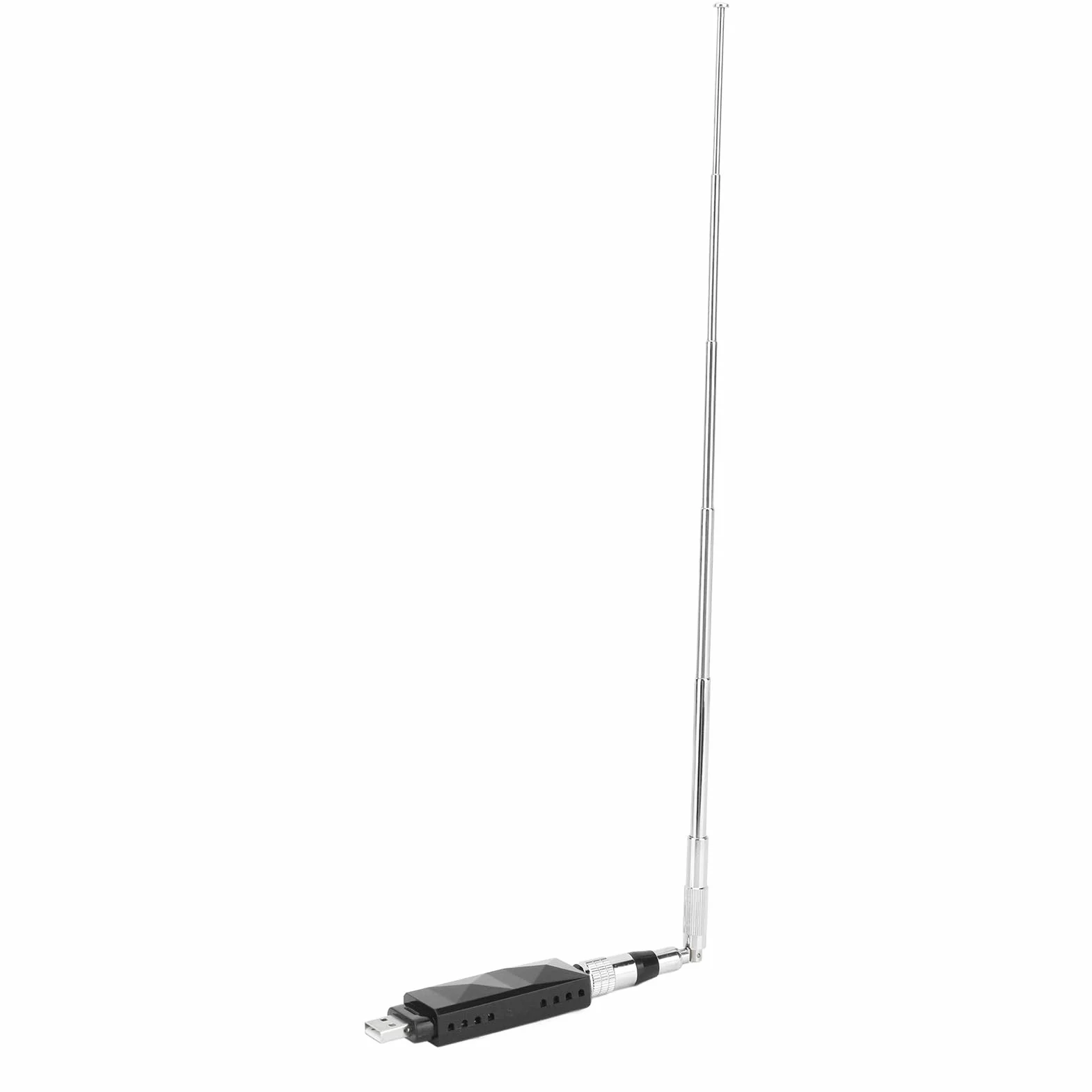 Receptor USB AIS USB con Canal Doble Portátil con Antena de Acero Inoxidable de Acero Inoxidable Plegable para Uso Marino en Barco