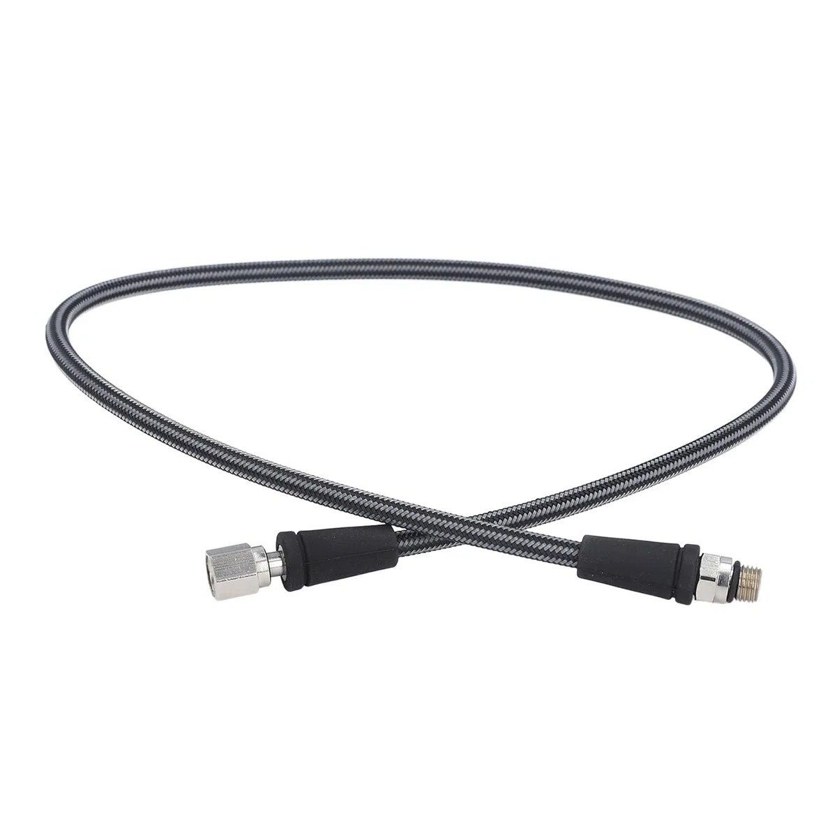Keenso Manguera de Alta Presión para Buceo, Flexible, Segura, Tejida de Fibra de Carbono Profesional, Mide con Precisión la Alta Presión, Accesorio de Buceo Ideal