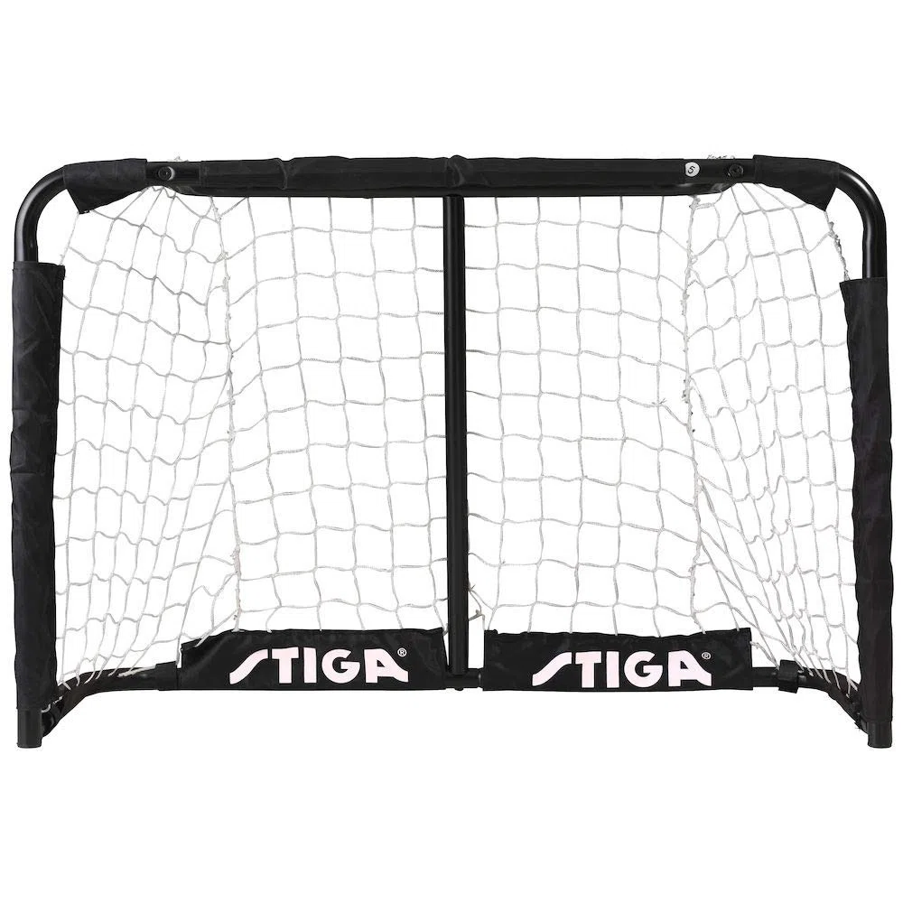 Stiga Pro Football - Portería de fútbol y Hockey, tamaño 79 x 54 cm, Color Negro