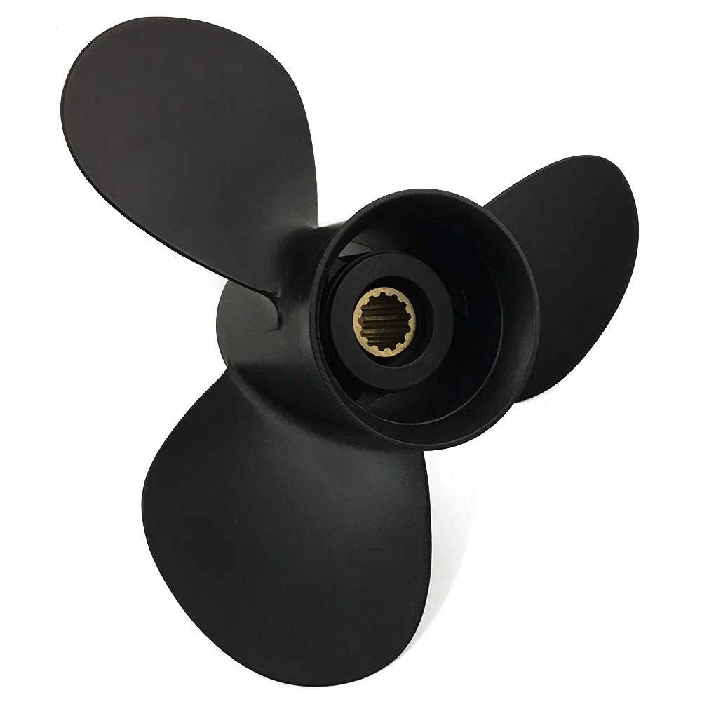 Capitán Propeller Fit Tohatsu Motores fueraborda 35-50HP Aluminio 13 Dientes Spline RH