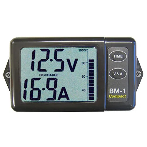 BM-Compact - Monitor de batería (12 VD), color gris