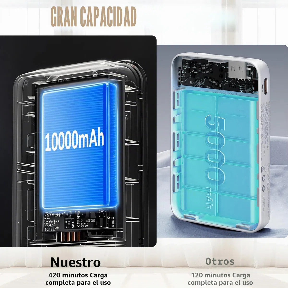 Cinturón térmico de masaje para el dolor de espalda con batería de 10000 mAh, correa ajustable de 150 cm, vibración, 3 modos y 3 intensidades, temporizador