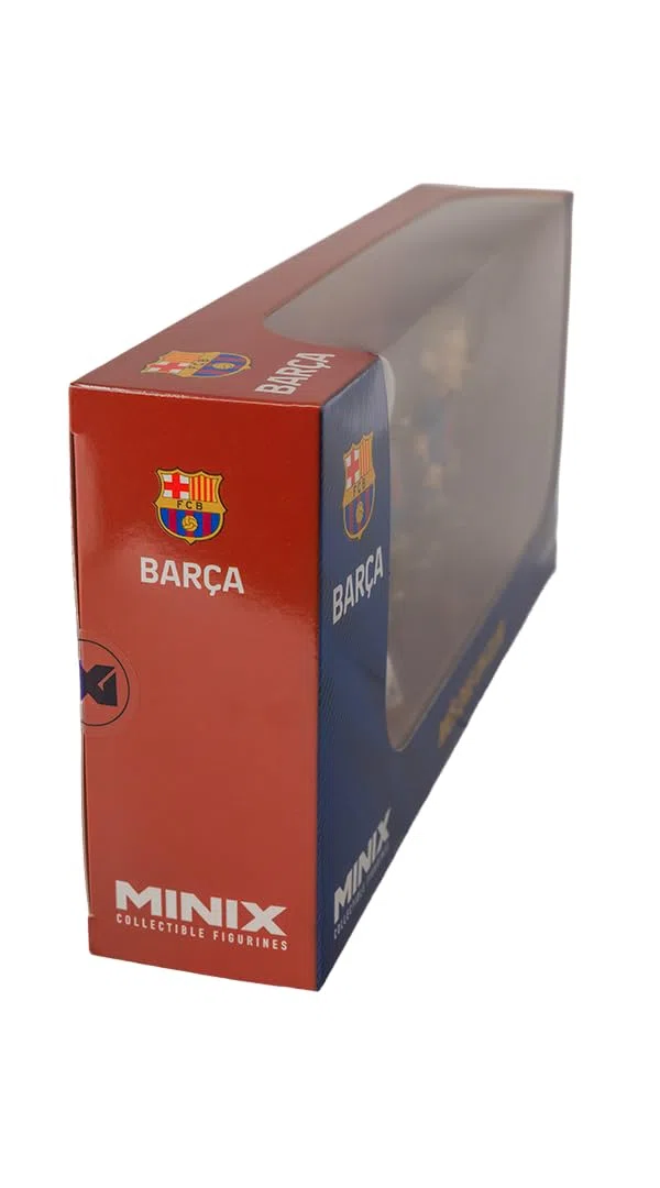 MINIX Bandai Pack de 5 Muñecos del F.C. - Barcelona | Figuritas de los Jugadores: Marcos Alonso, Araújo, GAVI, TER Stegen y Ferran Torres | Ideal para Tartas o Fanáticos del Barcelona | de 7 cm