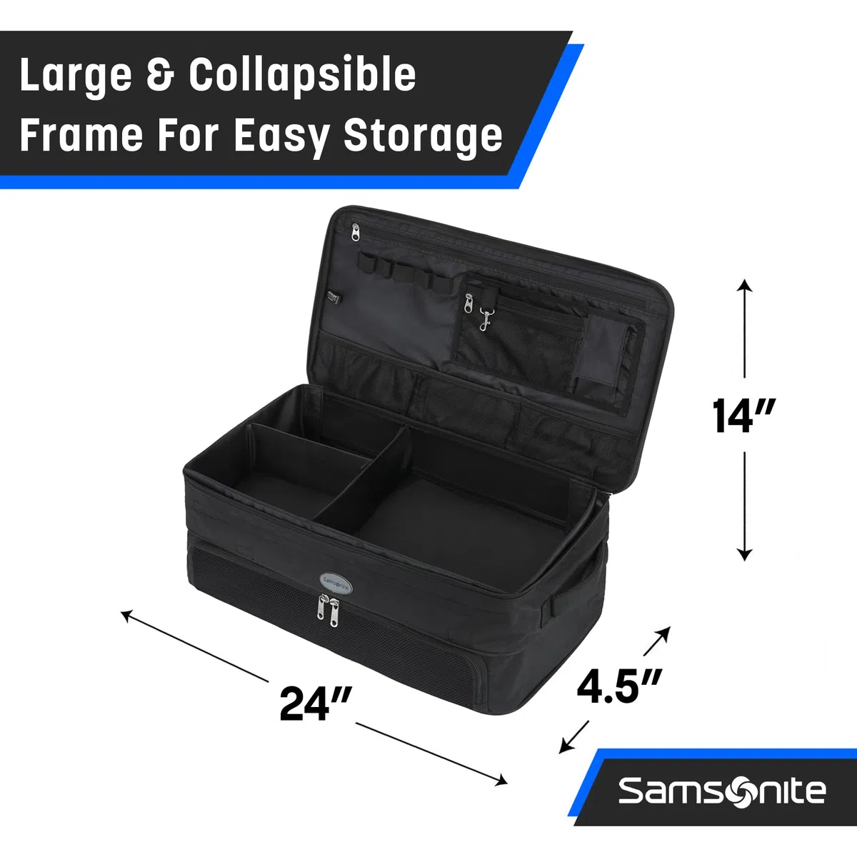 Samsonite Expanding Golf Trunk Locker Organizer