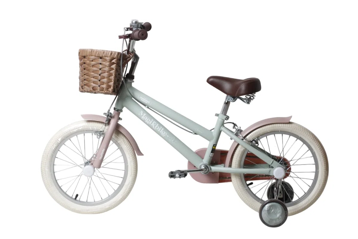 Antonella - Bicicleta para niña de 4 a 6 años con Cesta, tamaño 16"