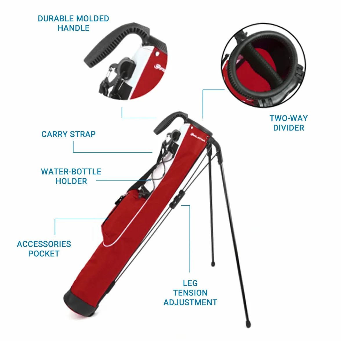 Orlimar Pitch 'n Putt - Bolsa de Transporte Ligera para Golf