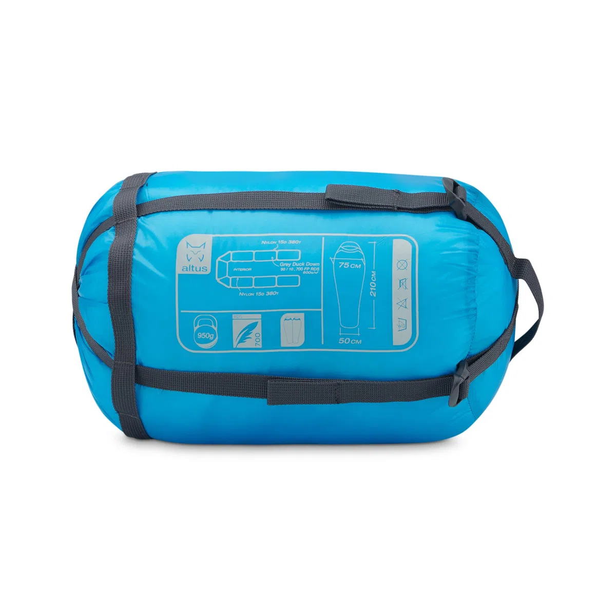 Andes 900D H30 | Temperatura -28ºC a -3ºC | Saco de Dormir | Azul Marino | Forma de Momia | Pluma | Montaña | Camping | Excursiones | Adultos | Unisex | para Hombre y Mujer