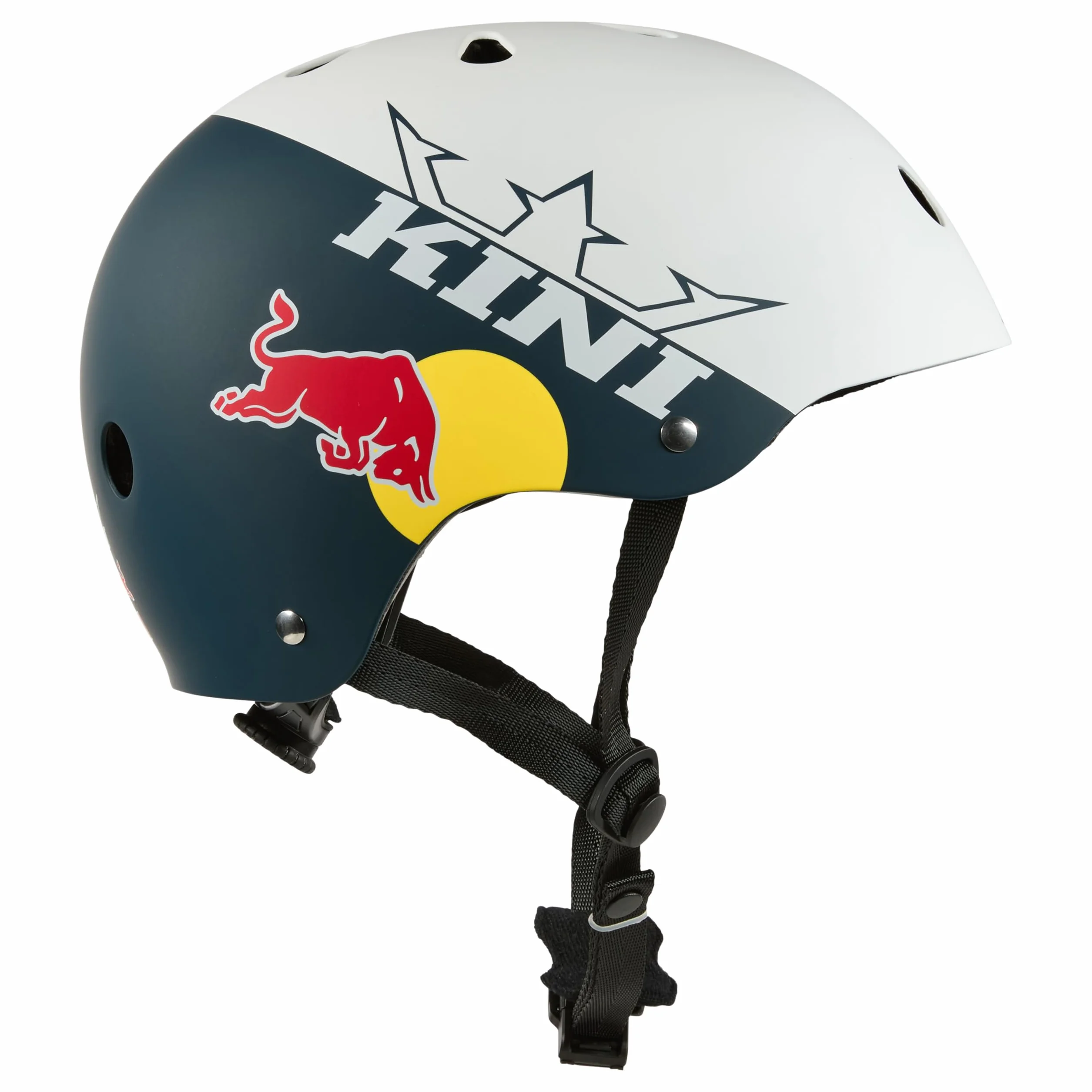 O'NEAL BB Kini Red Bull 1.0 - Casco de bicicleta de montaña (talla L, 58-64 cm), color azul y blanco