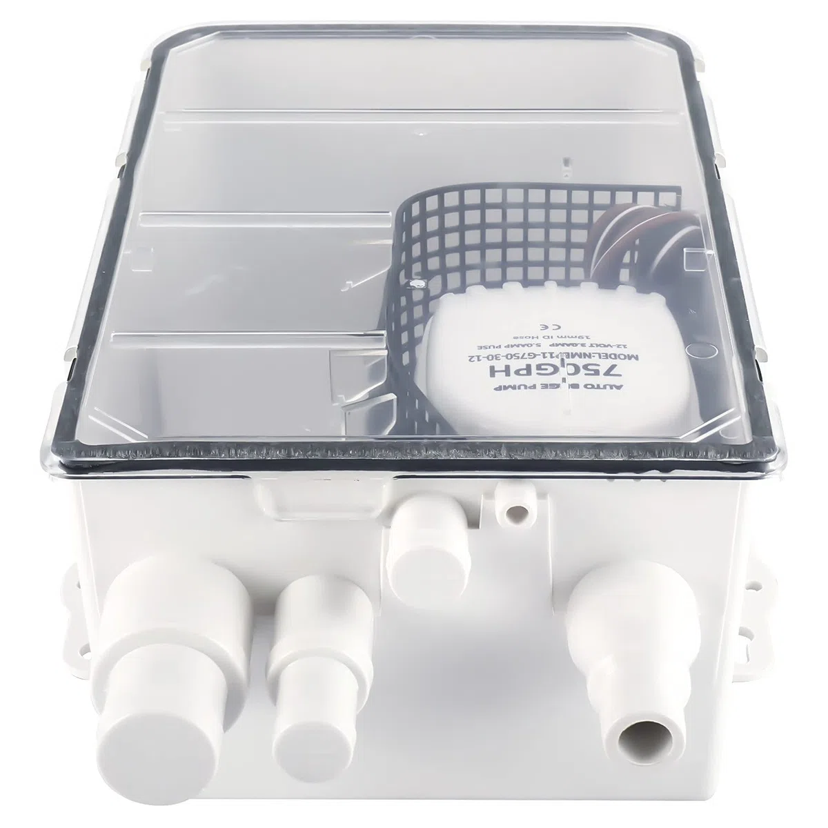 FreeTec Bomba de Sumidero de Ducha para Barco, Sistema de Bomba de Ducha Marina (12 V, 750 GPH)