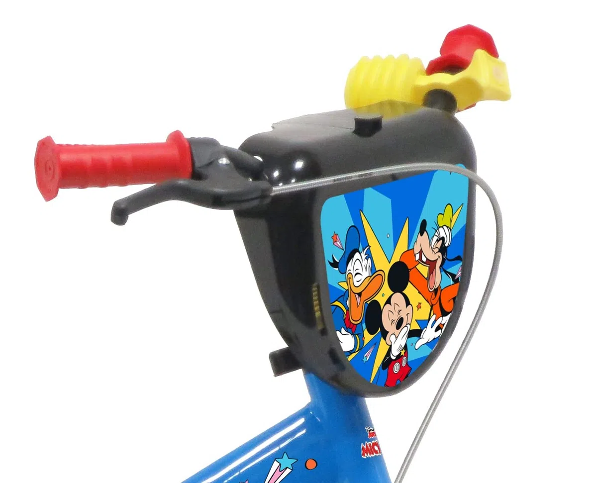 Disney Vélo 12'' Mickey Équipé de 1 Frein Bicicleta Freno, Juventud Unisex, Azul