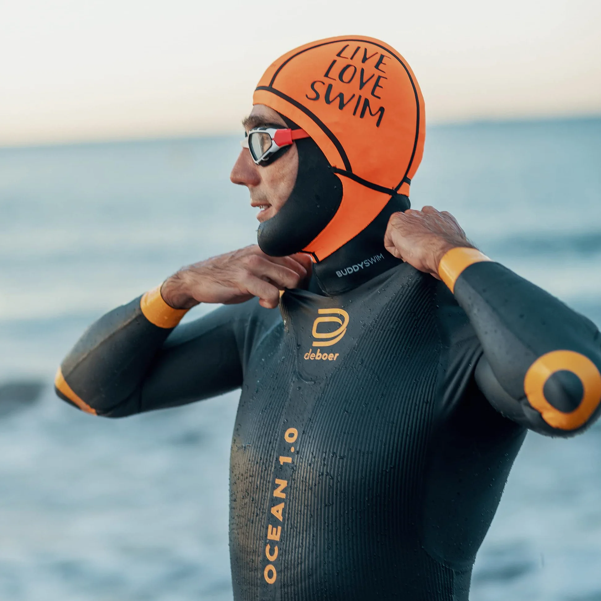 Capucha Neopreno 2.5 mm Natación en Aguas Abiertas. Capucha Neopreno Hombre y Mujer para la Cabeza Aislante del Frío, Buceo, Submarinismo, Kayak, Surf y Trabajos en el Agua