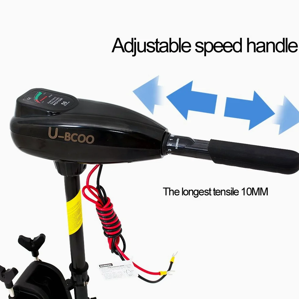 L-Series 40 lb de empuje de agua salada de agua salada motor de pesca con curricán eléctrico 40 "